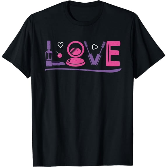 Makeup Love Beautician Makeup Artists Esthetician T-Shirt