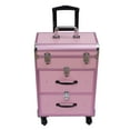 thumbnail image 1 of Makeup Luggage with Universal Wheel, Professional Rolling Makeup Train Case, 1 of 27