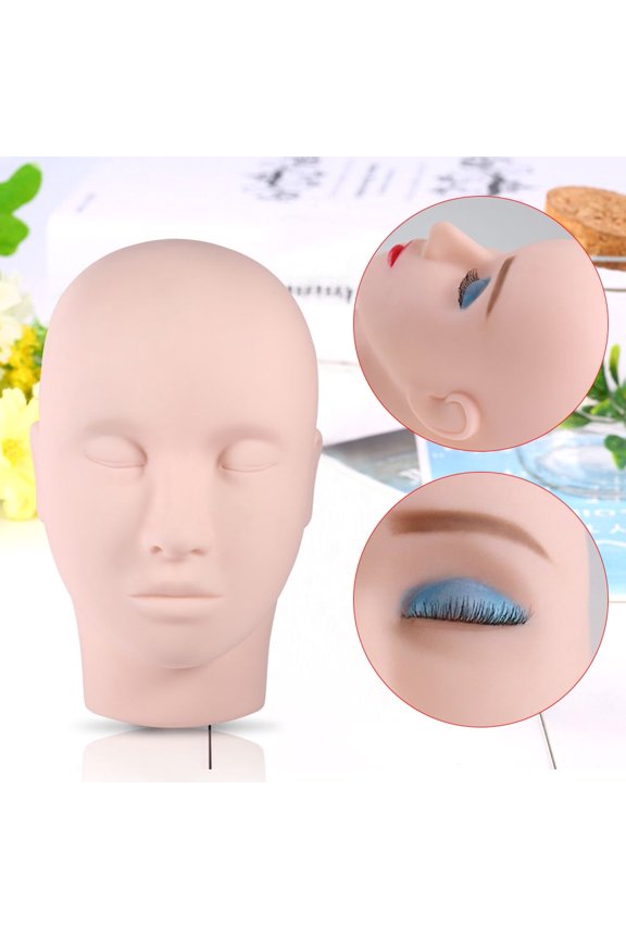 Makeup Mannequin Head, Professional Maniquins Head, Fine Flexible For Stylist Beginners Home Cosmetic School Makeup Artist