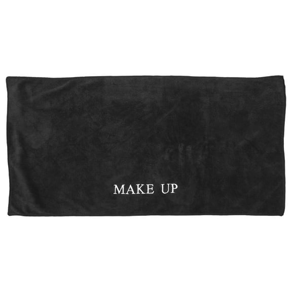 ibasenice Elegant Black Vanity Mat for Dressing Table Soft Fabric with Antislip Bottom for Home Use