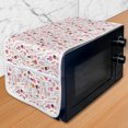thumbnail image 1 of Makeup Microwave Oven Cover, Illustration of Girly Nail Polish Glamour Lotion Women Accessories Clippers, Water Resistant Organizer with Pockets for Kitchen, 36" x 12", Magenta Pale Pink, by Ambesonne, 1 of 4