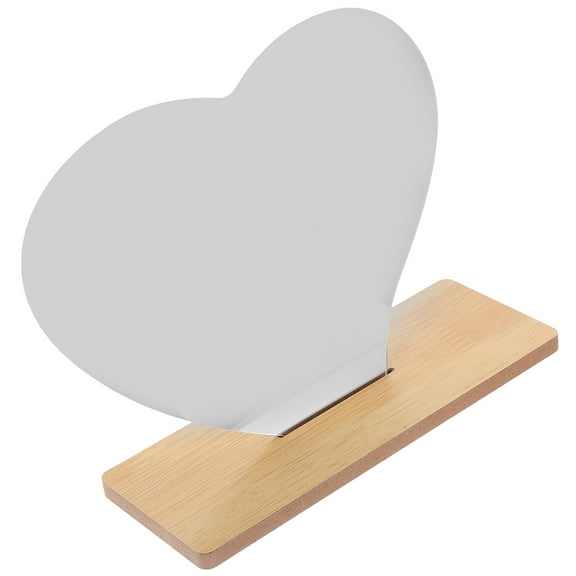 Makeup Mirror Mirrors for Vanity Light Heart Shape Irregular Desk Bedroom Frameless Decorative Table Asymmetrical