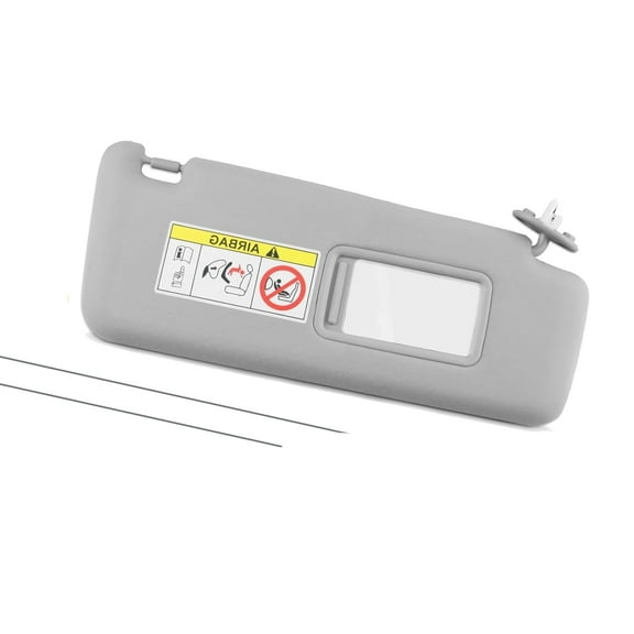 With Makeup Mirror Sun Visor For Car Accessories Sun Protection Shade For Lexus GX460 2010-2023 Right Passenger Side, Replacement OEM 74310-60D21-A0-light Grey