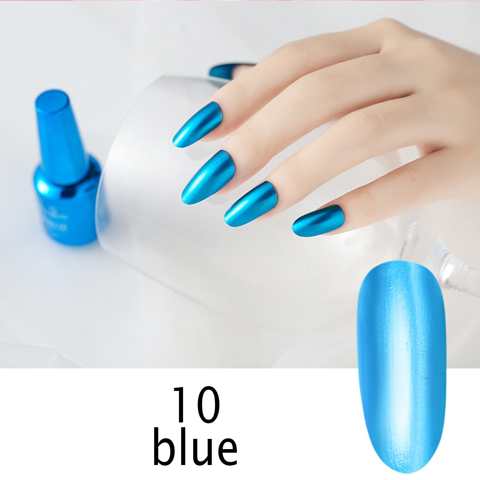 Makeup,Nail Polish,Silver Nail Polish Lasting Can Not Be Peeled 8ml Per