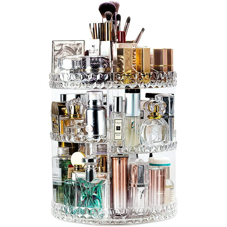Dropship Rotating Makeup Organizer Acrylic Perfume Organizer Clear Skincare  Organizer Cosmetics Organizer For Vanity Countertop to Sell Online at a  Lower Price