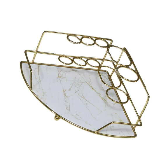 Makeup Organizer Adjustable Cosmetic Storage Basket Large Capacity Removable Tray 1 Tier Wire Vanity Rack Freestanding for Skincare Dresser Sector