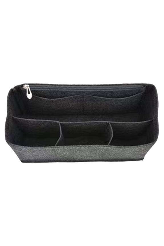 Makeup Organizer Bag Cozival Makeup Organizer Inner Liner Bag - Long/Short Handle Storage with Fresh-Keeping Design, Travel-Ready Cosmetic Management Solution, Travel Cosmetic Case, A