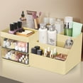 thumbnail image 1 of Makeup Organizer Cosmetic Desk Storage Container With Drawers Makeup Organizers For Dressing Table Countertop Bathroom Counter Vanity Holder For Brushes Beauty Products Lipstick, 1 of 7