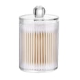 thumbnail image 1 of Makeup Organizer Cosmetic Storage Box Organizador Cotton Swab Holder$ Y9O6, 1 of 1