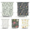thumbnail image 1 of Popular Retro Floral Design Shower Curtain with Hooks Modern Waterproof Shower Curtains, 1 of 10
