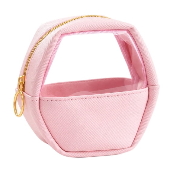 Makeup Organizer | Pink Makeup Organizer | Semi-Circular Toiletry Organizer | Travel Organizer | Bridesmaid Gift | Waterproof Lining Bag
