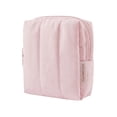 thumbnail image 1 of Makeup Organizer | Small Waterproof Bag | Small Makeup Organizer | Pink Storage Bag Organizer for Travel, 6 X 4.5 X 2 in, 1 of 9