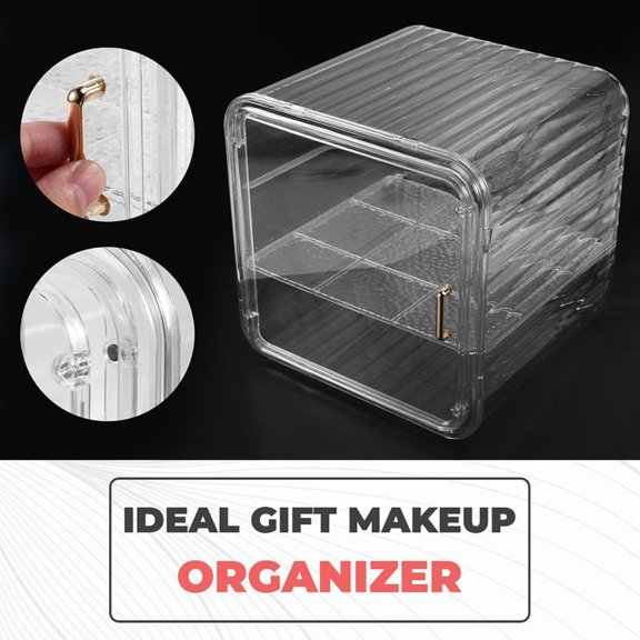 Makeup Organizer WaterProof Storage Display Box Cosmetic Case Suitable for Bedroom Dressing Table