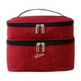 thumbnail image 1 of Makeup Organizer | Waterproof Storage Bag | Travel Cosmetic Bag for Airplane Travel, Cosmetics Case Travel Gift for Holiday, 1 of 6