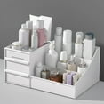 thumbnail image 1 of Makeup Organizer With Drawers Cosmetic Storage Vanity Holder For Lipstick Brushes Lotions Jewelry Countertop Display, 1 of 6