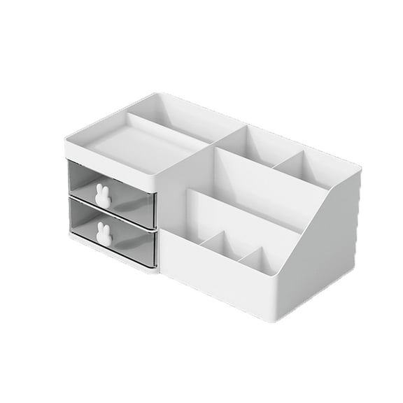 Makeup Organizer and Cosmetic Storage Container with Multiple Drawers for Vanity Dressing Table Countertop