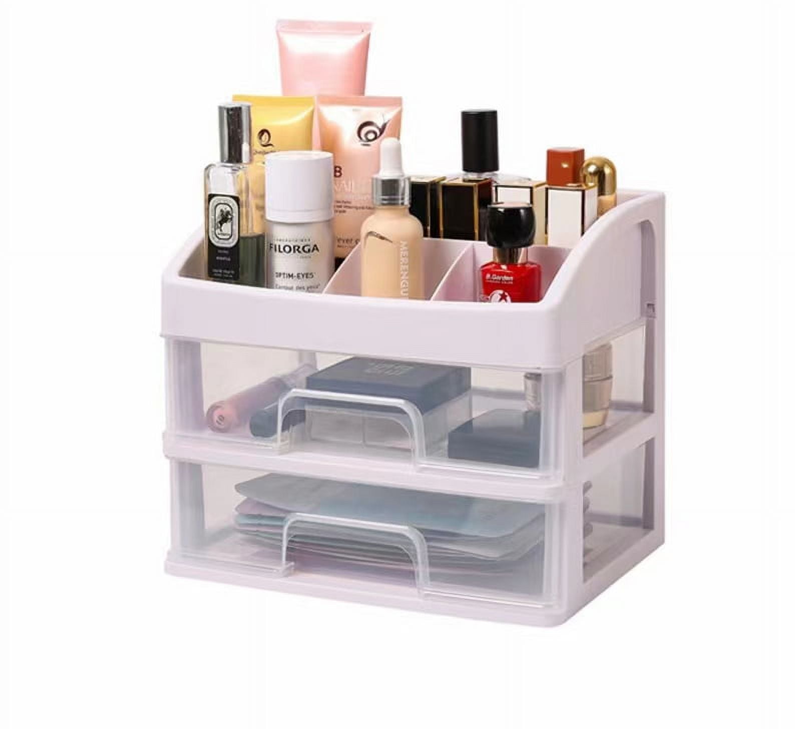 Makeup Organizer, 3 Tier Luxury Cosmetic Storage Box with Multifunctio –  ENLIFEUAE