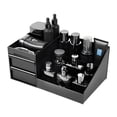 thumbnail image 1 of Makeup Organizer with Drawers, Countertop Cosmetic Storage Box for Vanity Bathroom Desktop, Black (Small), 1 of 2