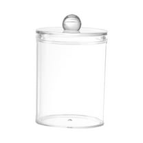 Makeup Organizers Transparent Cotton Pad Holder for Bathroom and Dressing Table Durable and Space Saving