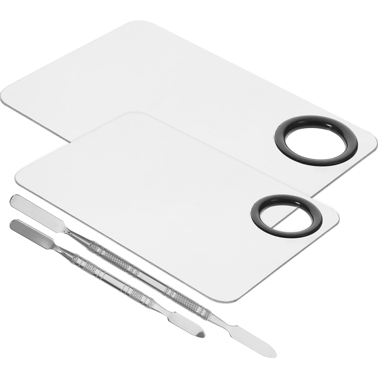 Makeup Palette 2 Set Mixing Paint Palettes Foundation Blending Tray