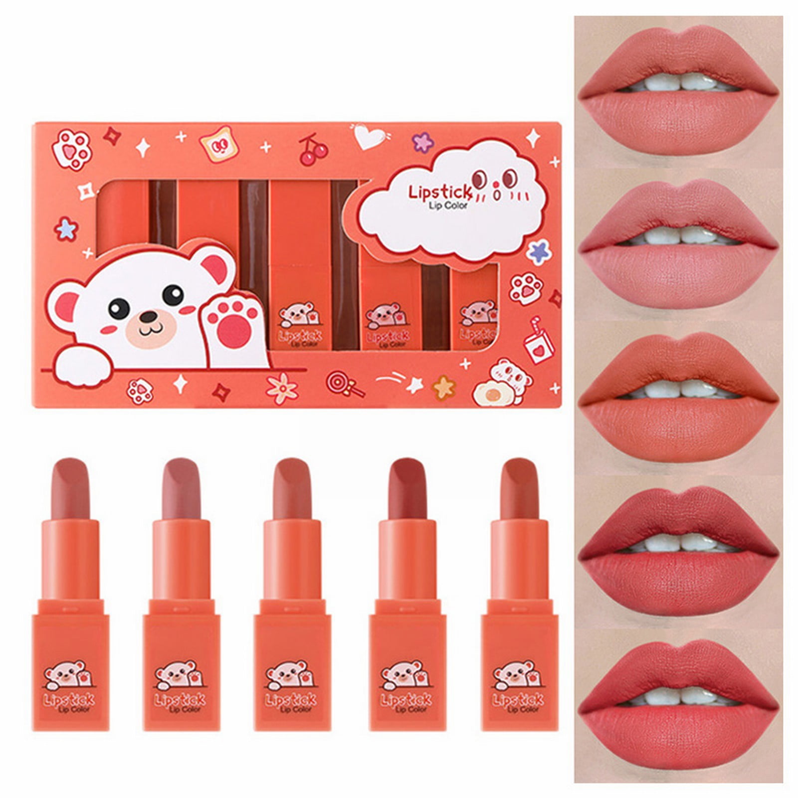 Makeup Peel And Reveal Lipstick Clear Lip Liner Individualist Lip Stuff Vegan Lipstick Neutral Lip Gloss Top Selling Lip Plumper Caramel Bars Make up Kits with Everything You Need Womens