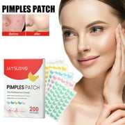 Makeup Pimple Patches For Face, Colorful Cute Zit Covers,Hydrocolloid Acne Patches With Tea Oil, Witch Hazel, Centella Asiatica , Hyaluronic Sour(200 Count) Beauty make up