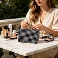 thumbnail image 1 of Makeup Pouch Bag, Cosmetic Organizer Pouch with Zipper for Travel, Home, Office, Portable Storage Case for Lipstick, Brushes, Small Accessories, 1 of 6