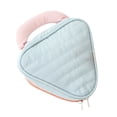 thumbnail image 1 of Makeup Bag Nylon Zipper Pouch 5.9x5.9x2 Inches Travel Cosmetic Organizer for Lipstick Accessories, 1 of 6