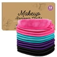 thumbnail image 1 of Makeup Remover Cloths 12 Pack, Makeup Removal Face Cleansing Cloth, Reusable Make Up Remover Pads Remove Instantly Dirt with Just Water, 5 x 5 in, 1 of 6