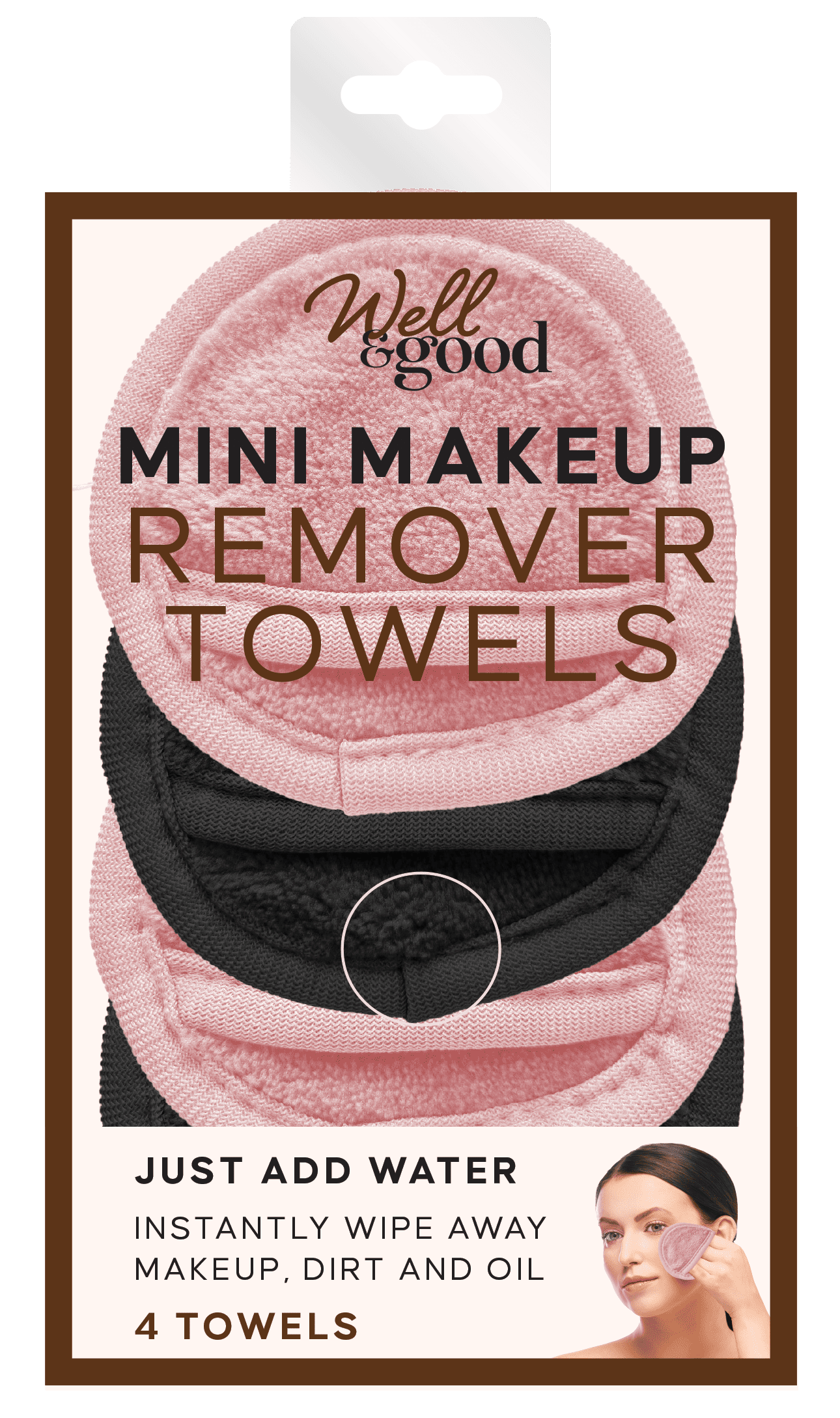 Makeup Remover Mini Towels 4pk