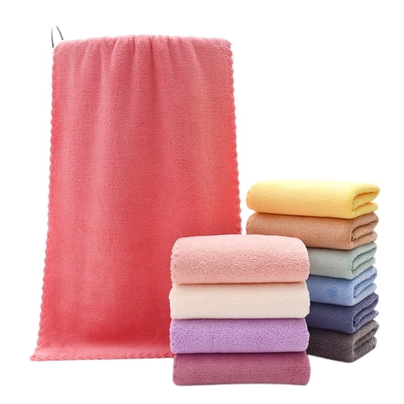 Makeup Remover Towels,Towel Face Washcloth,Bath Towel Bathroom Set,Facial Wash Cloth,Microfiber Makeup Remover Cleaning Cloths Fast Drying Reusable Tower(Purple 1pc 30*14in)from ANMUYUM