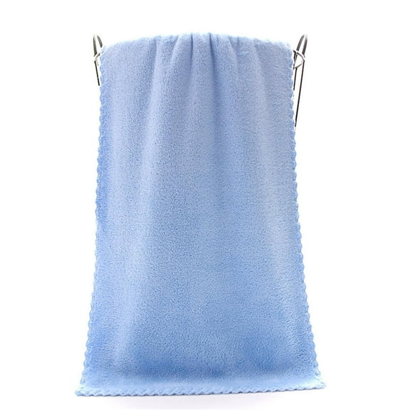 Makeup Remover Towels,Towel Face Washcloth,Bath Towel Bathroom Set,Facial Wash Cloth,Microfiber Makeup Remover Cleaning Cloths Fast Drying Reusable Tower(Blue 1pc 30*14in)from ANMUYUM