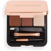 Makeup Revolution Brow Sculpt Kit - Medium Brown, 0.17oz