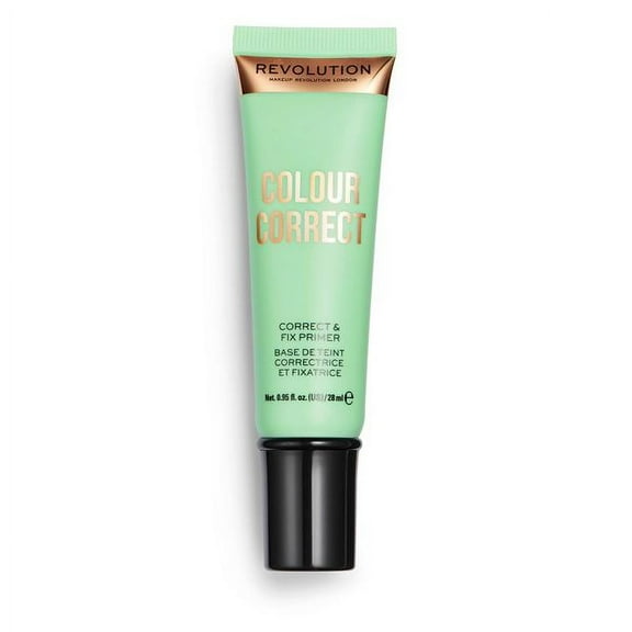 Revolution Colour Correct Primer, Green Color Correcting Base, Reduces Redness, 0.95 oz