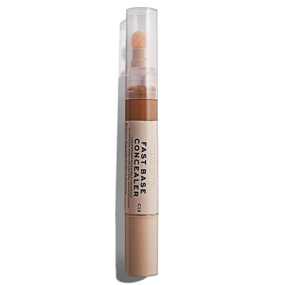Makeup Revolution - Fast Base Concealer For Women - C13 Tan Shade - Blemish Concealer Pen