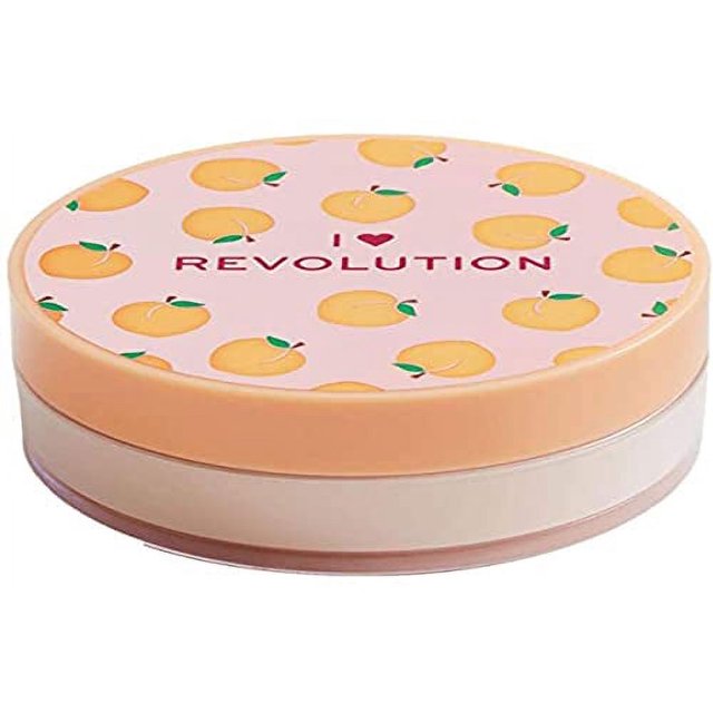 Makeup Revolution Loose Baking Powder, Peach, for Medium to Dark Skin