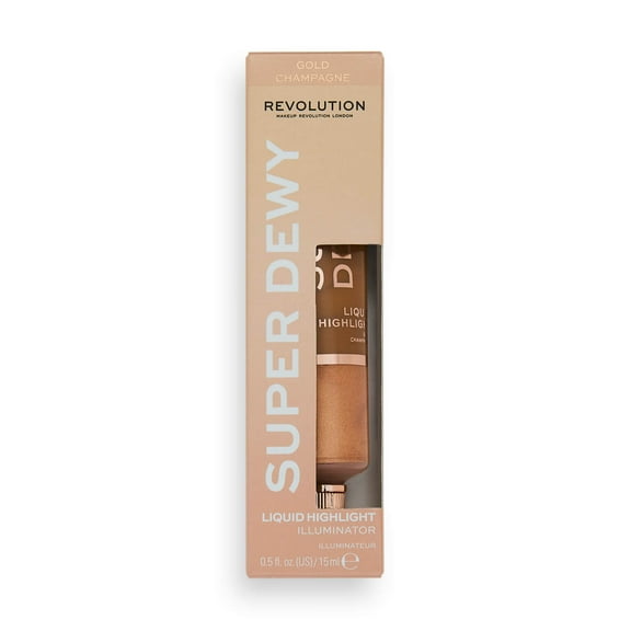 Makeup Revolution Superdewy Liquid Highlighter Gold 15 ML