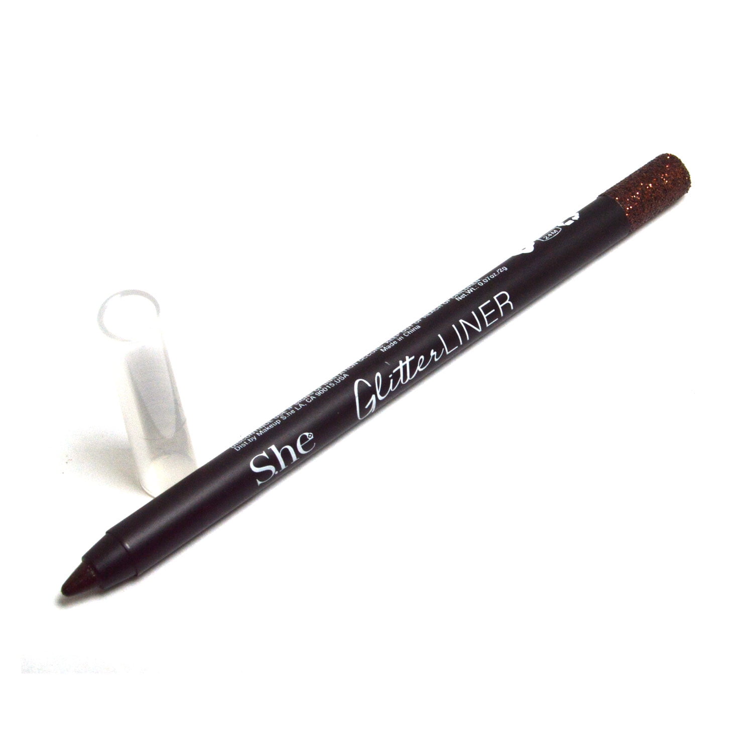 Makeup She 1 Glitter Gel Liner [ EL57001 Dark Brown ] Eyeliner Eye