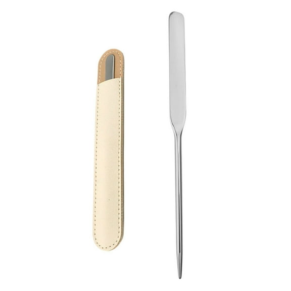 Makeup Spatula Tool Stainless Steel Foundation Applicator For Finish And Seamless Base Application