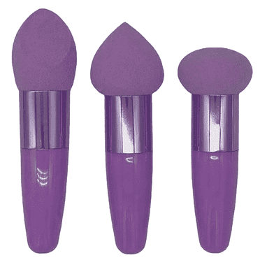 Hzzsbu Mushroom Makeup Sponge 3pcs - Foundation Blending Sponge for Liquid & Cream Products, Professional Makeup Application Tools