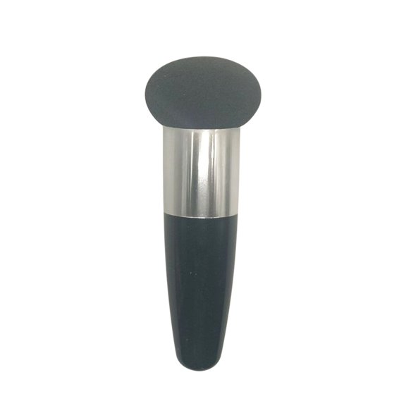 Makeup Sponge Brush, Liquid Foundation Brush, Cream Sponge Applicator, Portable Makeup Tool for Face Powder and Bronzer, Compact Cosmetic Brush