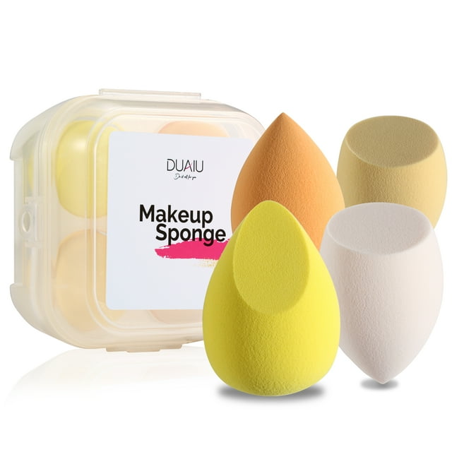 Makeup Sponge DUAIU 4 Pack Blenders Beauty Foundation Sponges Set 4