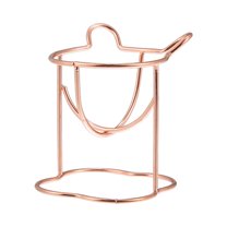 Makeup Sponge Holder Beauty Sponge Dry Stand Beauty Sponge Holder for Vanity Cat Shape Rose Gold Tone