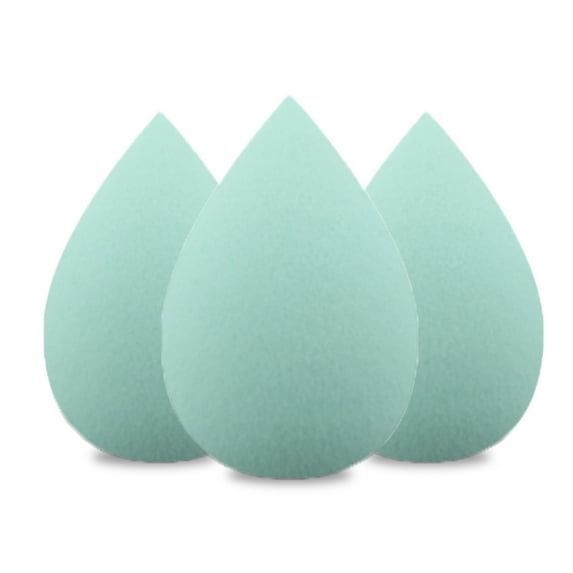Makeup Sponge Independent Packaging Mixed Sponge Super Soft Powder puff Wet and Dry Water Drop Type - green