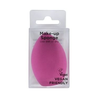 Walmart Makeup Sponge for Wet or Dry Cosmetics, Latex-Free, Purple