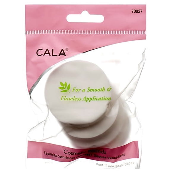 Makeup Sponge Round 4 Pcs Wholesale, (12 - Pack)