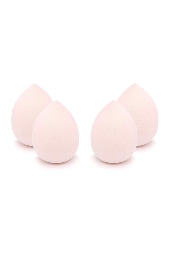 Makeup Sponges Foundation Blending Sponge for Concealer Blush Powder Multi-color Blender Sponges (4PCS Purple-skin)