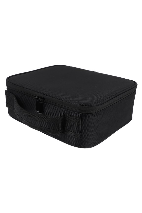 Makeup Storage Case Leather Cosmetic Toiletry Brush Organizer Travel Box Artist Transparent Hand Held Shower Large