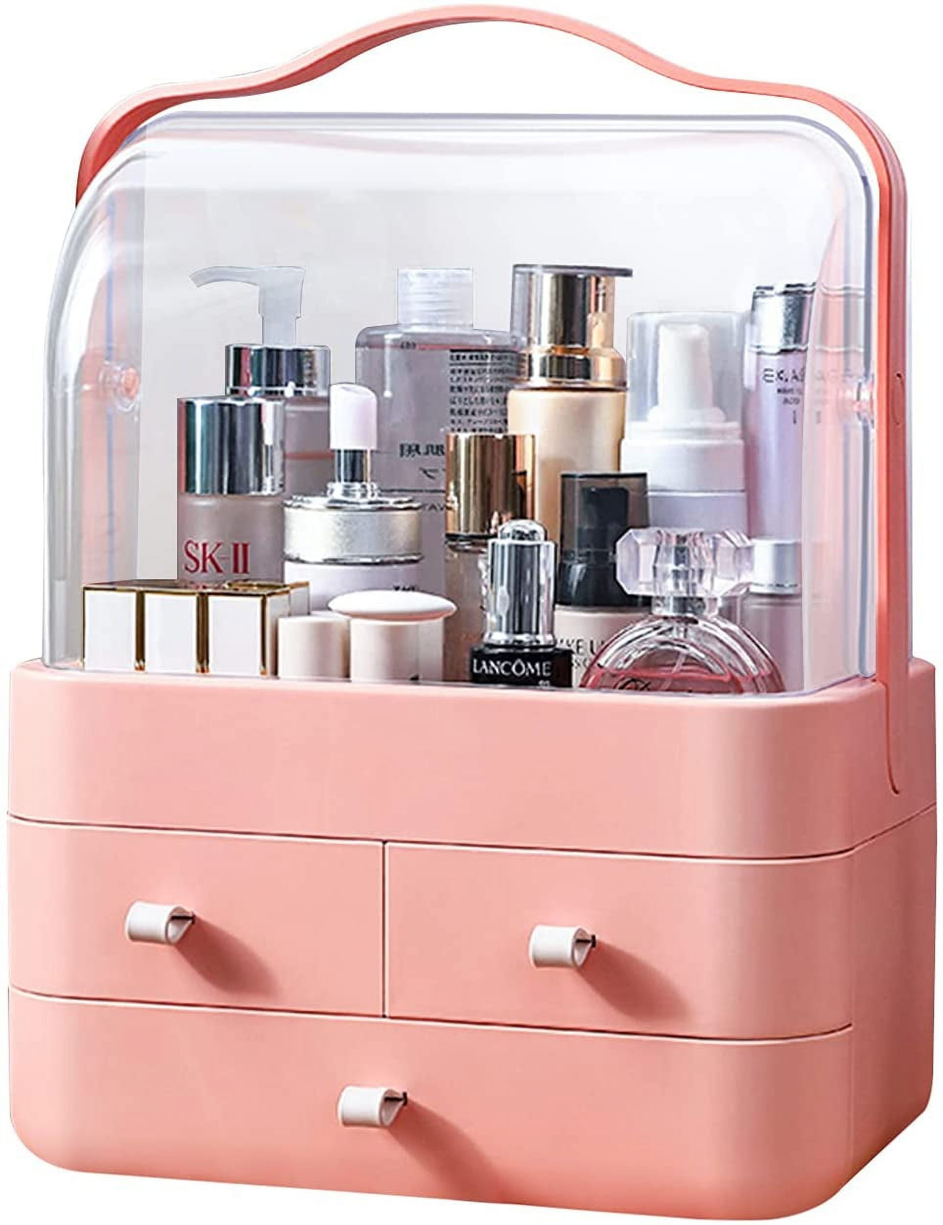 Women Plastic Makeup Boxs Gift Transparent Drawer Jewelry Box Bathroom  Organizer Storage Skin Care Scatole Room Organizer - AliExpress
