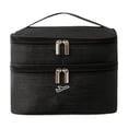 thumbnail image 1 of Makeup Storage Organizer Waterproof Fabric Travel Cosmetic Bag for Airplane Travel Birthday Gift Holiday Gift, 1 of 6